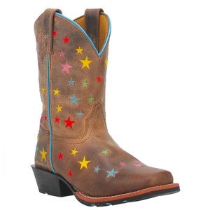 DAN POST Starlett Leather Cowboy Children’s Boots